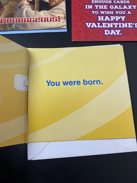 Star Wars Hallmark Birthday Valentine’s Card Lot Of 5 - Yoda, R2D2