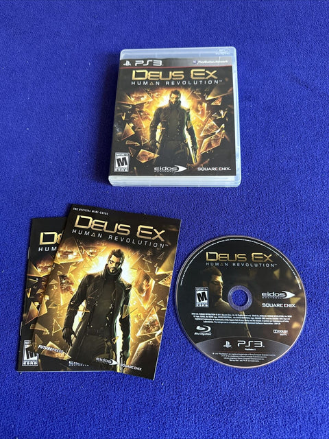 Deus Ex: Human Revolution (Sony PlayStation 3) PS3 Complete - Tested!