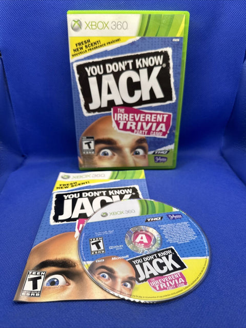 You Don't Know Jack (Microsoft Xbox 360, 2011) CIB Complete - Tested!