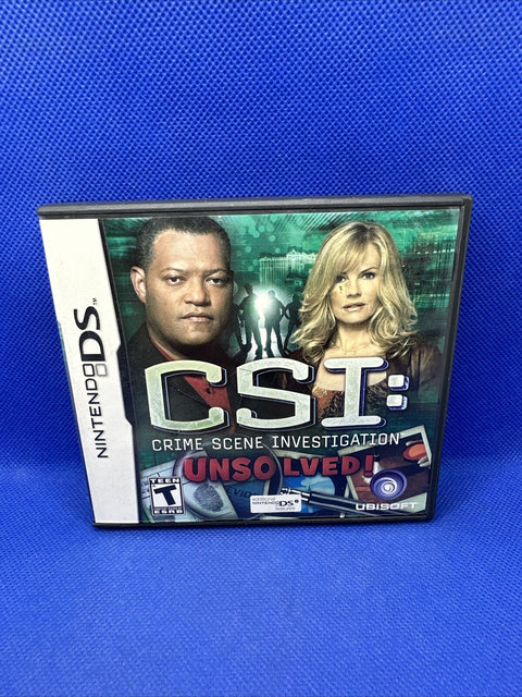 CSI: Crime Scene Investigation Unsolved (Nintendo DS, 2010) CIB Complete Tested