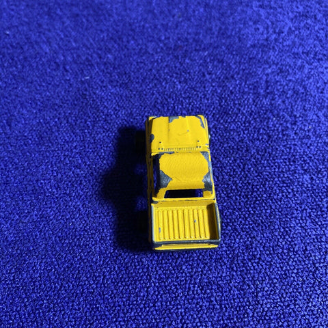 Tootsietoy Jeep CJ Yellow Pickup Safari Truck 2” Chicago USA 1969