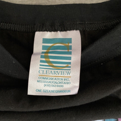 Vintage Coca-Cola Classic Wild Wheels Black Promo T-Shit - One Size Retro 90s