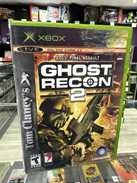 Tom Clancy's Ghost Recon 2 (Microsoft Original Xbox, 2004) Complete Tested!