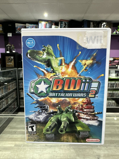 Battalion Wars 2 (Nintendo Wii, 2007) Authentic Tested!