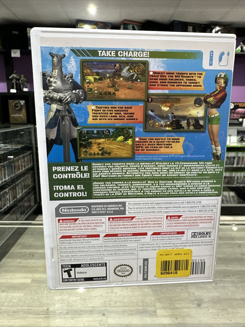 Battalion Wars 2 (Nintendo Wii, 2007) Authentic Tested!