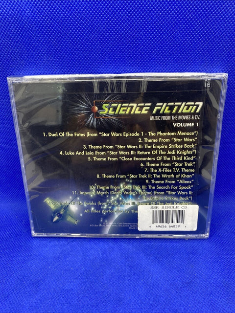 NEW! Science Fiction Music From Movies + TV CD - Star Wars, Star Trek, Aliens