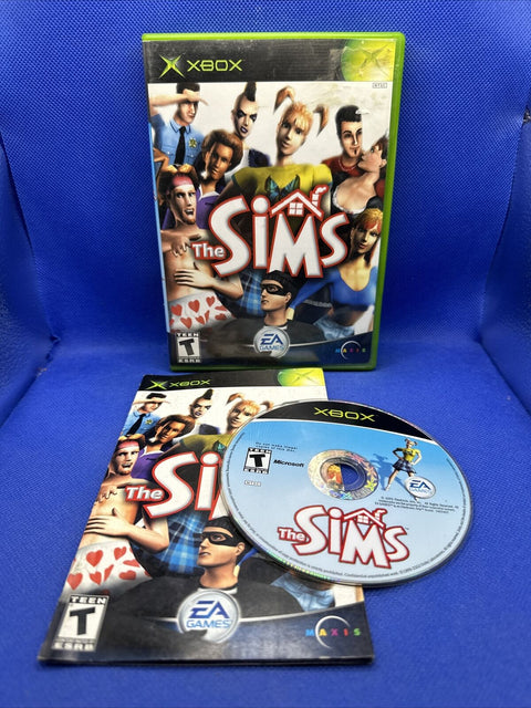 Sims (Microsoft Original Xbox, 2003) CIB Complete - Tested!