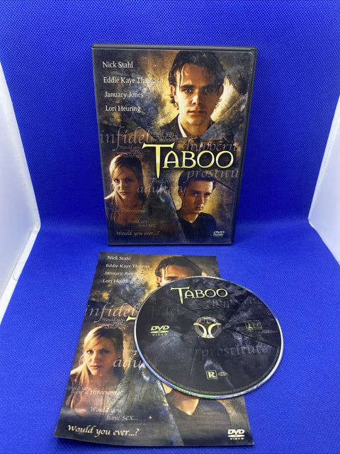 Taboo (DVD, 2003) Rare Sexy Thriller - Nick Stahl, Lori Heuring, January Jones