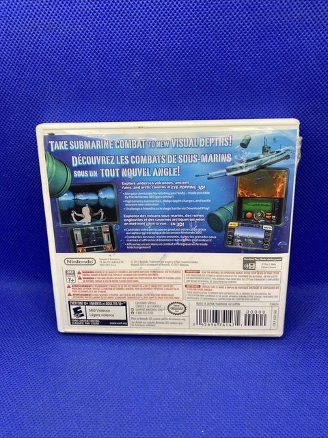 Steel Diver (Nintendo 3DS, 2011) No Manual - Tested!