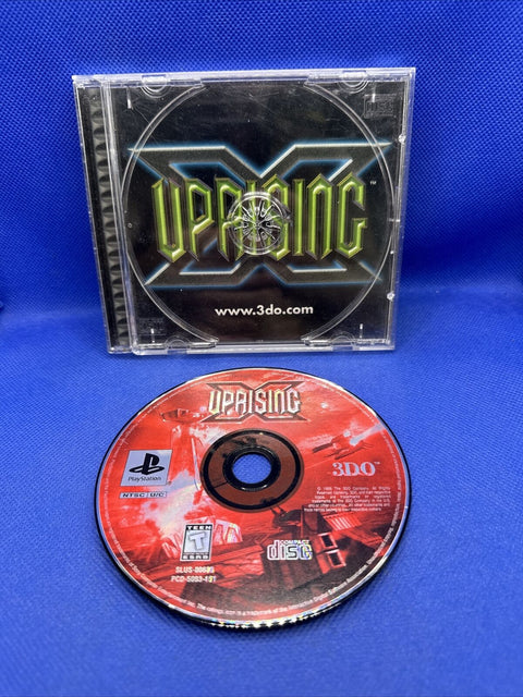 Uprising X (Sony PlayStation 1, 1998) PS1 No Manual Cracked Case - Tested!