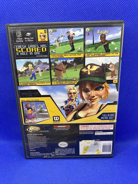 Swingerz Golf (Nintendo GameCube, 2002) CIB Complete, Tested!