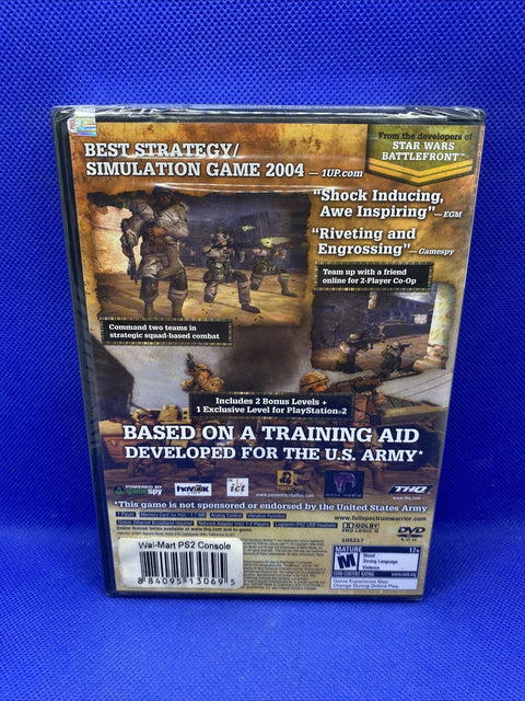NEW! Full Spectrum Warrior (Sony PlayStation 2, 2005) PS2 Factory Sealed!