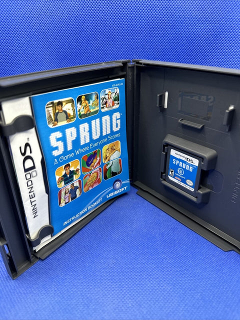 Sprung (Nintendo DS, 2005) CIB Complete Tested!