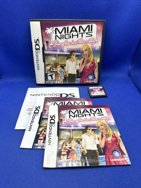 Miami Nights: Singles in the City (Nintendo DS, 2008) NDS CIB Complete Tested
