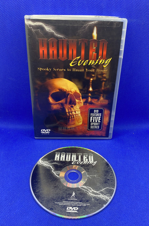 Haunted Evening (DVD, 2008) Spooky Scenes And Sounds - Halloween - Tested!