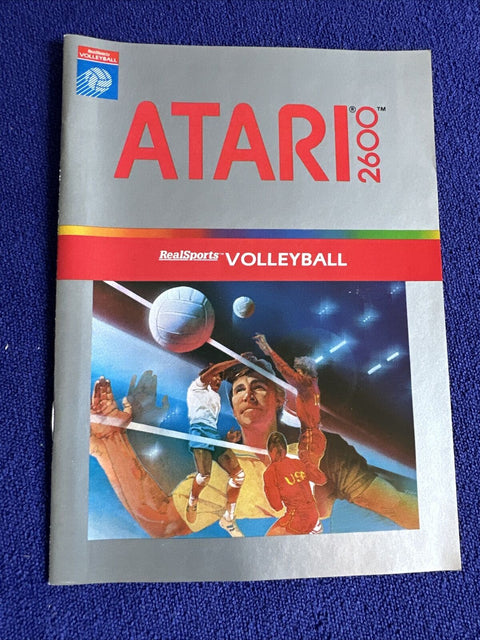 Real Sports Volleyball - Atari 2600 - CIB Complete In Box - Tested!