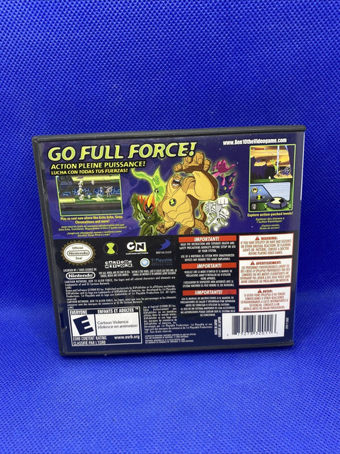 *NO GAME* Ben 10: Alien Force (Nintendo DS, 2008) Case + Manual Only!