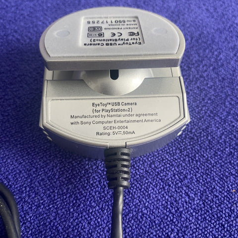 Official OEM Sony PlayStation 2 PS2 Silver Eye Toy Camera - Tested