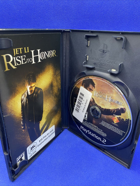 Rise to Honor - Black Label (Sony PlayStation 2, 2004) PS2 CIB Complete - Tested