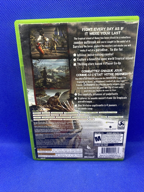 Dead Island (Microsoft Xbox 360, 2011) CIB Complete, Tested!