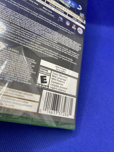 NEW! Madden NFL 18 Deluxe Edition (Microsoft Xbox One) Case Damage - Sealed!