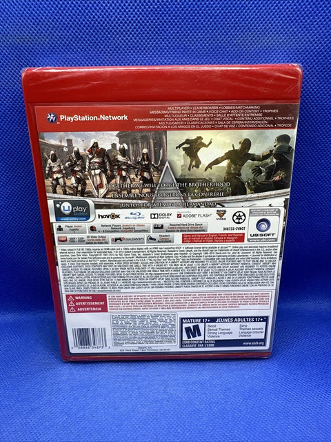 NEW Assassin's Creed: Brotherhood - Greatest Hits (PlayStation 3, PS3) Sealed
