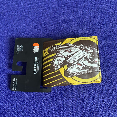 NEW! Star Wars Rebel Alliance Millennium Falcon Bi Fold Wallet - NWT