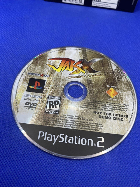 Jak X: Combat Racing (Demo Disc) (Sony PlayStation 2) PS2 w/ Sleeve - Tested!