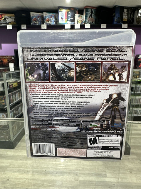 Unreal Tournament III (Sony PlayStation 3, 2007) PS3 Tested!