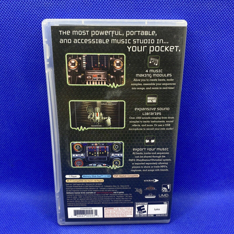 Traxxpad Portable Studio (Sony PSP, 2007) Authentic CIB Complete - Tested!