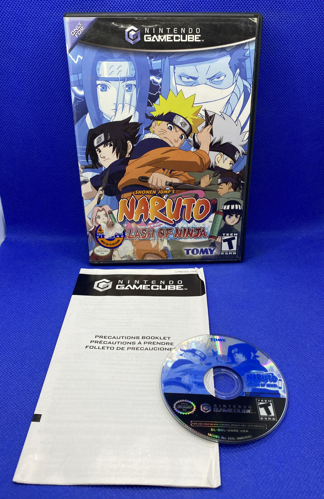 Naruto Clash of Ninja- Nintendo GameCube Game CIB Complete