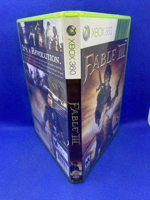 Fable III 3 (Microsoft Xbox 360, 2010) CIB Complete - Tested!