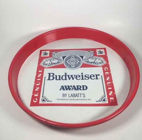 Vintage 13” Anheuser Busch Budweiser Metal Tin Beer Tray