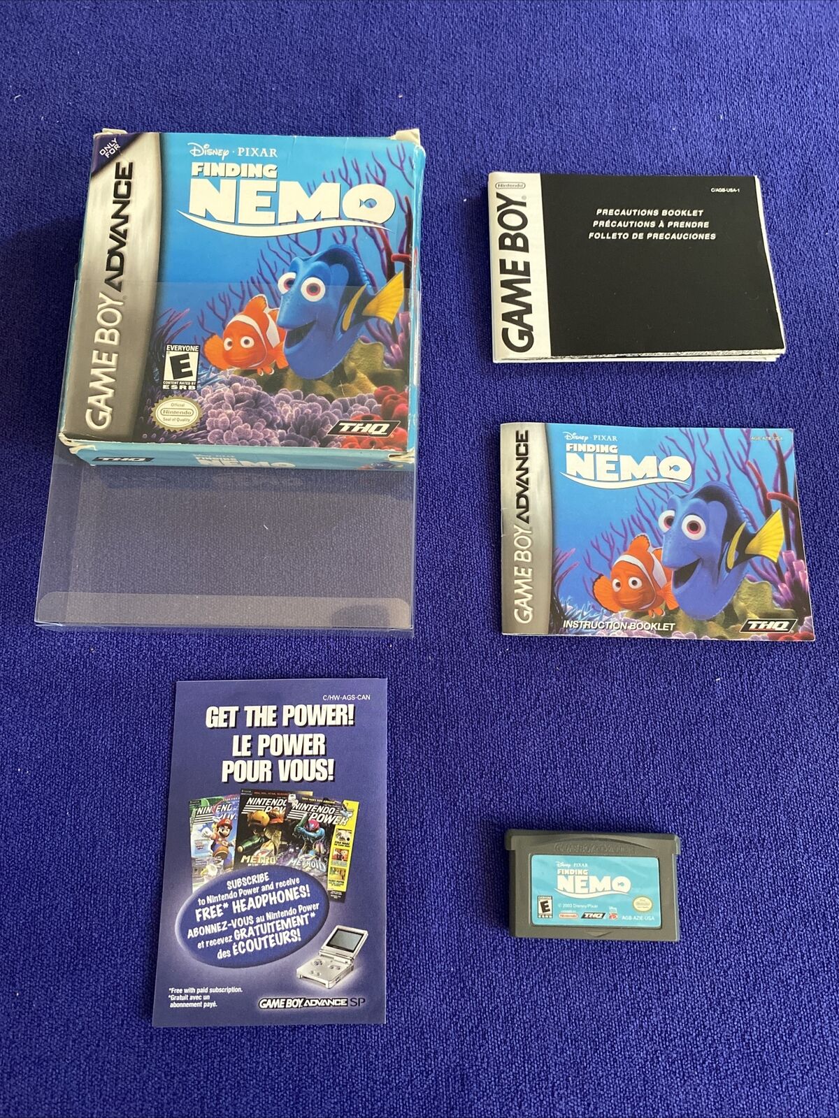 Finding Nemo Double Pack Nintendo Game Boy Advance Loose PAL FAH Finding Nemo Double Pack Nintendo Game Boy Advance Loose PAL FAH