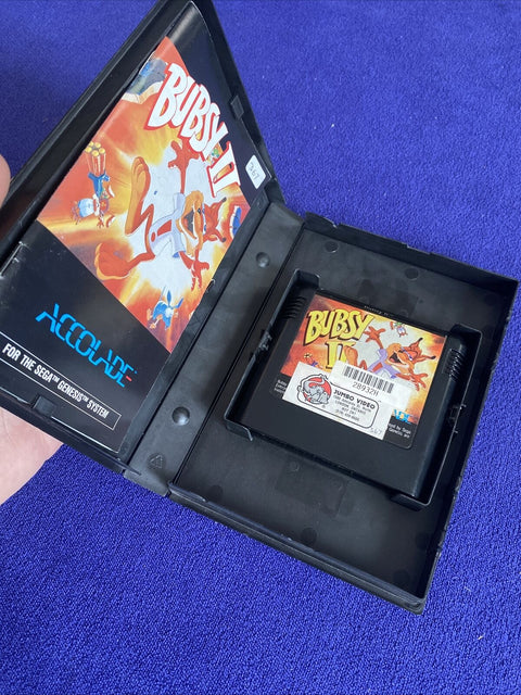 Bubsy II 2 (Sega Genesis, 1994) CIB Complete Tested!