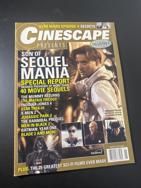 Cinescape Magazine Special Collector’s Issue Lot of 2 - 1999 Star Wars
