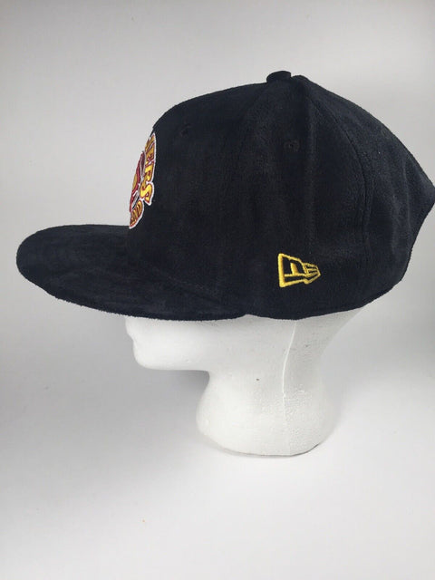 Cleveland Cavaliers Velvet NBA New Era 9Fifty - Black Hardwood Strapback Hat Cap