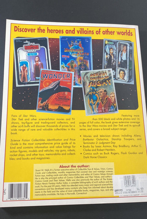 Science Fiction Collectibles Paperback By Stuart W. Wells III - Price Guide Book