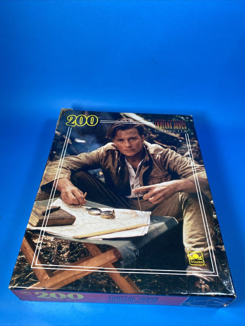 NEW! The Young Indiana Jones Chronicles Puzzle 1992 - Golden 200 Pieces - Sealed