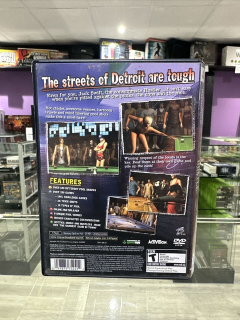 Hustle: Detroit Streets (Sony PlayStation 2, 2006) PS2 CIB Complete Tested!
