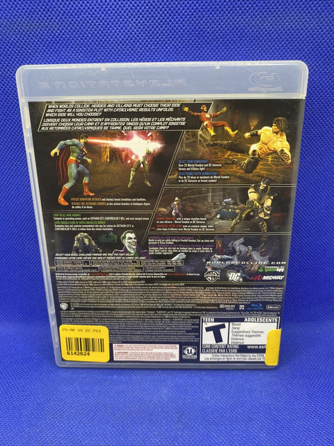 Mortal Kombat vs. DC Universe (Sony PlayStation 3) PS3 Black Label Complete