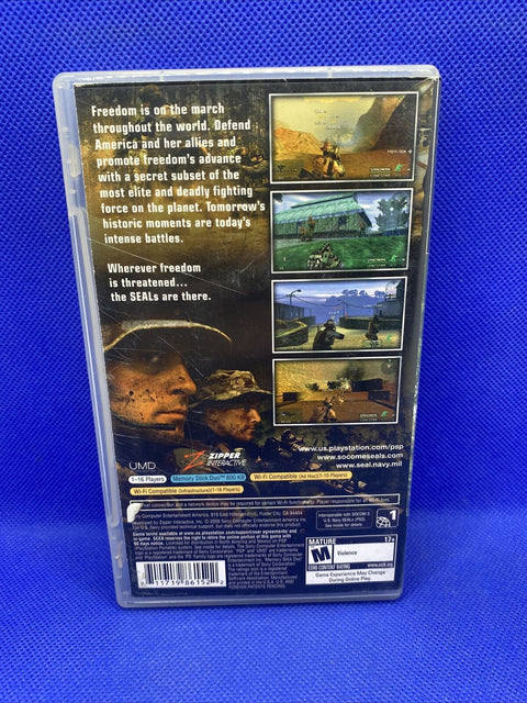 Socom US Navy Seals Fireteam Bravo 1 + 2 Lot (Sony PSP) CIB Complete Tested!
