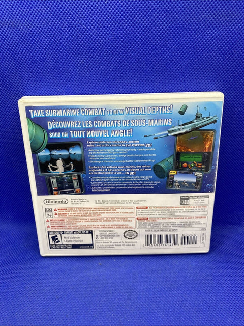 Steel Diver (Nintendo 3DS, 2011) CIB Complete - Tested!