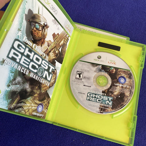 Tom Clancy's Ghost Recon: Advanced Warfighter 1 + 2 Lot (Microsoft Xbox 360)