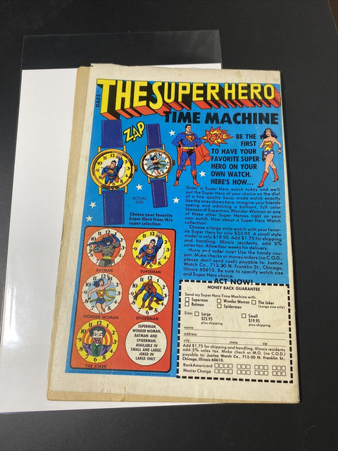 Our Fighting Forces Featuring The Losers 1978 No. # 177 DC Comics w/ Board + Bag