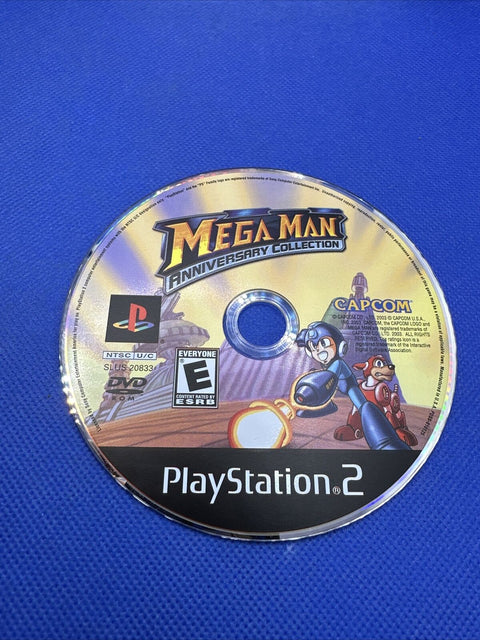 Mega Man Anniversary Collection (Sony PlayStation 2) PS2 CIB Complete Tested!