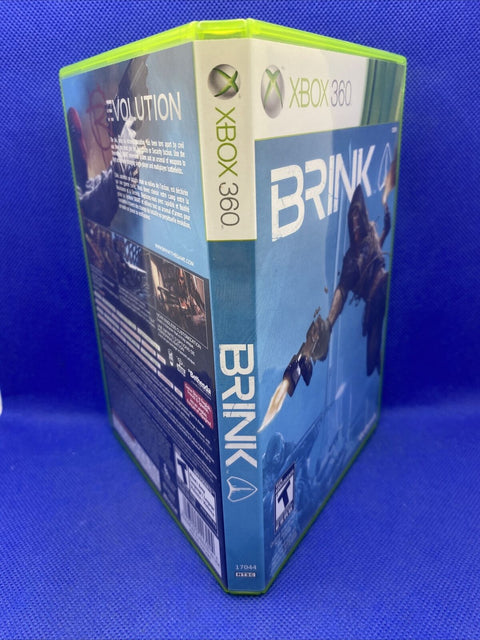 Brink (Microsoft Xbox 360, 2011) CIB Complete w/ Slip Cover - Tested!