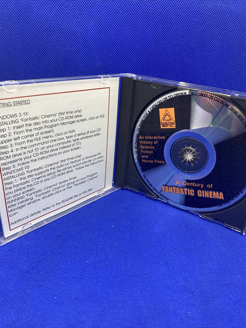 Fantastic Cinema (1996, CD-Rom, Windows 3.1x + 95) Knowledge Media Inc - RARE!