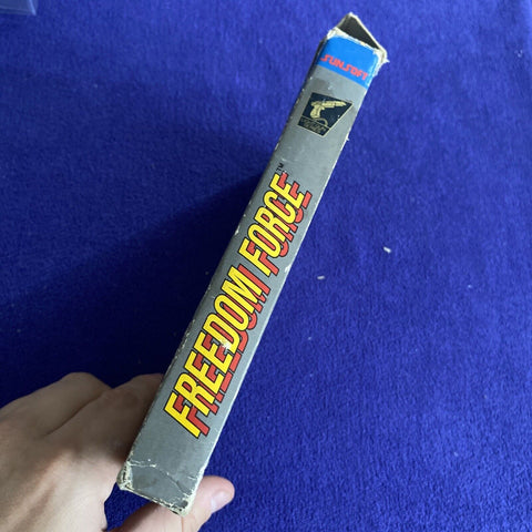 Freedom Force (Nintendo NES, 1988) Authentic CIB Complete In Box - Tested!