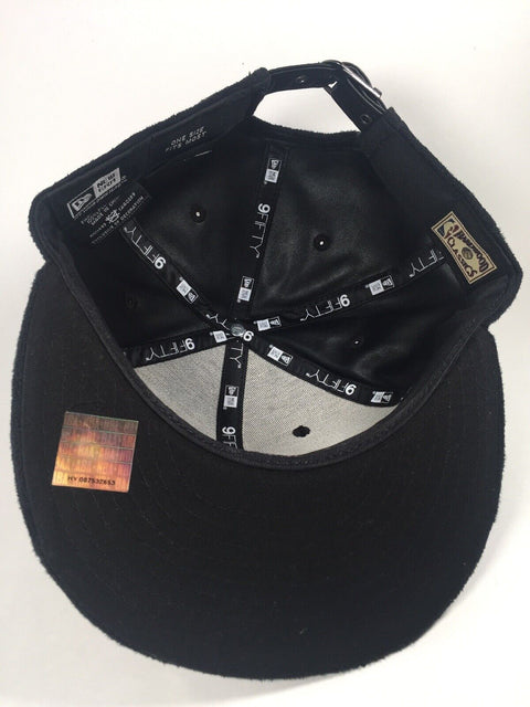 Cleveland Cavaliers Velvet NBA New Era 9Fifty - Black Hardwood Strapback Hat Cap